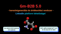 Gm-B2B 5.0 Értékesítési rendszer + LinkedIn platform lehetőségei